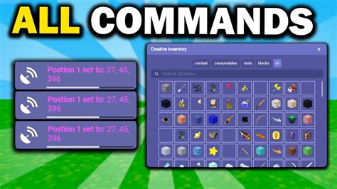 ALL CREATIVE MODE COMMANDS!! (Roblox Bedwars) - YouTube