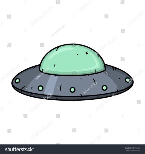 Flying Saucer Ufo Cartoon Alien Spaceship Stock Vector (Royalty Free) 1621760020 | Shutterstock