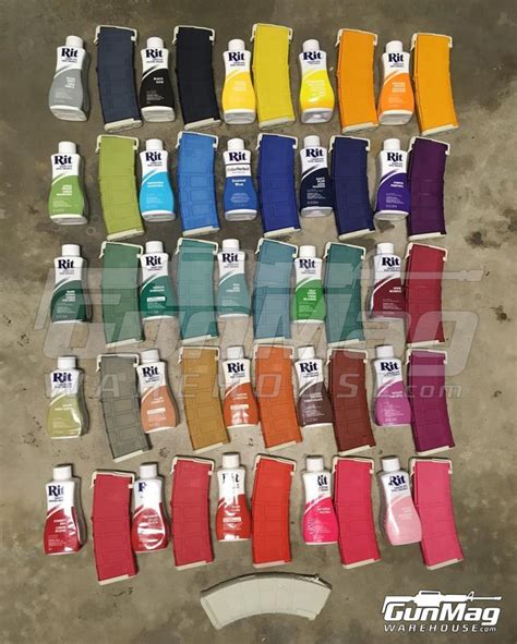 Dyeing your Sand PMAG from Magpul with Rit Dye colors: the ultimate ...