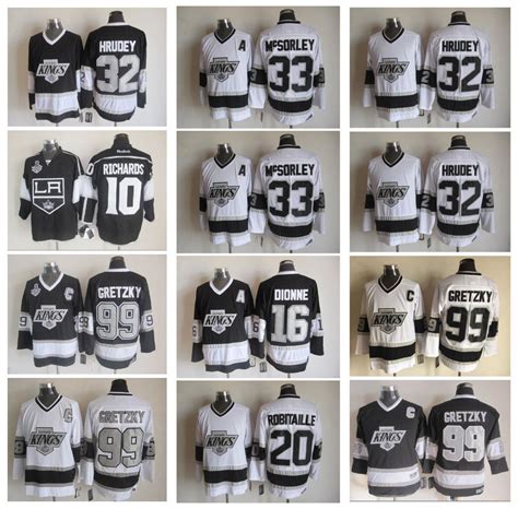 Los Angeles Kings Jerseys 2016 New 11 Anze Kopitar C Patch 32 Jonathan ...