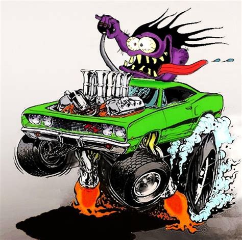 .Ed 'Big Daddy' Roth----RAT FINK | Rat fink, Cartoon rat, Car cartoon