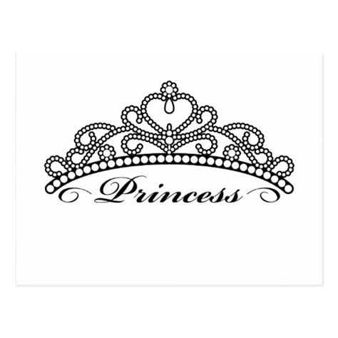 Princess Tiara Postcard | Zazzle