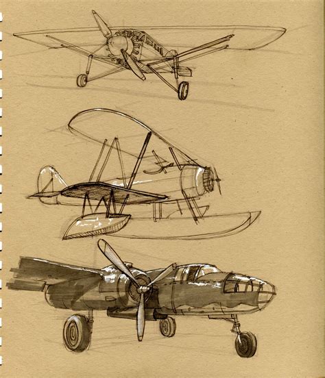 Plane Sketches | jchanarts