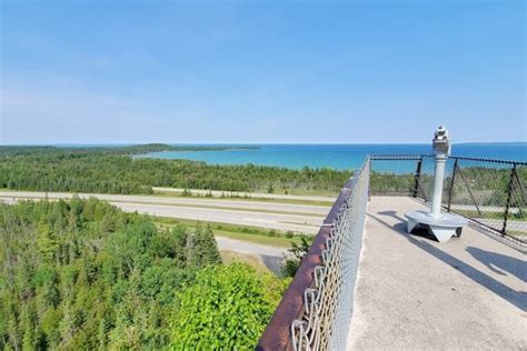 Castle Rock the St Ignace overlook (trail to VIEWS!) + more things to ...