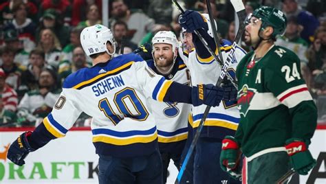 Minnesota Wild opens Stanley Cup Playoffs with 4-0 loss to Blues | FOX ...