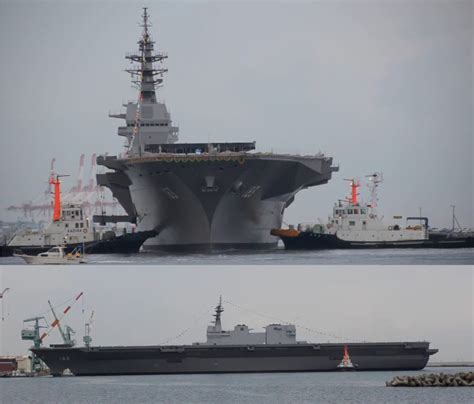 Japan Unveils Izumo Class Helicopter Destroyer (Light Aircraft Carrier ...