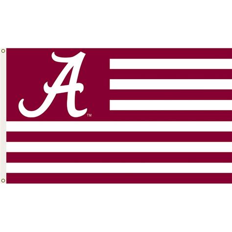 Alabama Crimson Tide 3ft x 5ft Team Flag - Stripes Design | Crimson tide, Alabama crimson tide ...