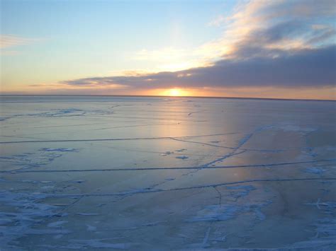 Great Bear Lake Northwest Territories Freezing Over