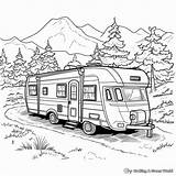 Camper & Rv Coloring Pages  Free Printable sketch template