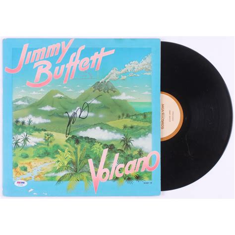 Jimmy Buffett Signed "Volcano" Vinyl Record Album (PSA COA) | Pristine ...