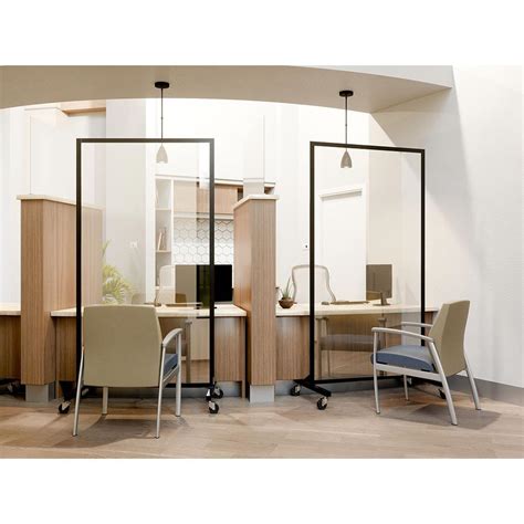 Screenflex Clear Room Dividers | Partition Workspace Responsibly and Maintain an Unobstructed ...