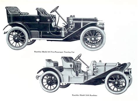 Classic Car Information: the Rambler catalog of 1909 included pages of ...