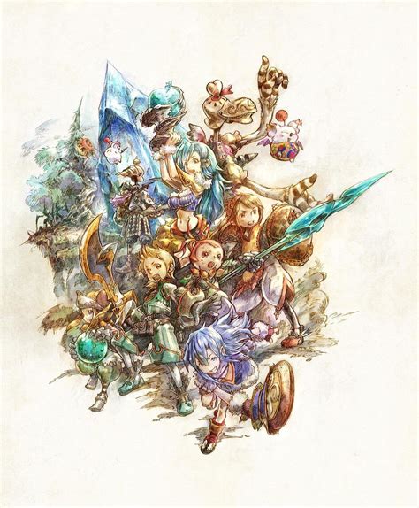 [Image] Final Fantasy Crystal Chronicles Remastered Edition artwork by Toshiyuki Itahana : r/PS4