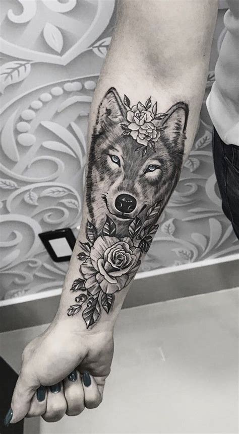 Wolf Tattoo Girl Arm