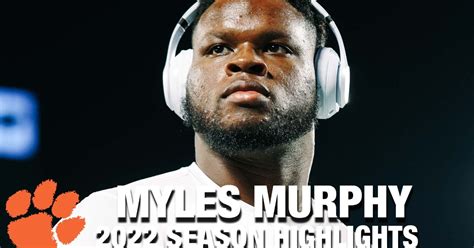 WATCH: Myles Murphy 2022 regular season highlights | TigerNet