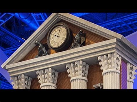 Back to the Future Clock Tower Sculpture Trade Show Prop - YouTube