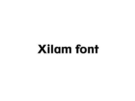 Request: Xilam font by jesnoyers on DeviantArt