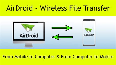 How to use AirDroid for Wireless File Transfer ? - YouTube