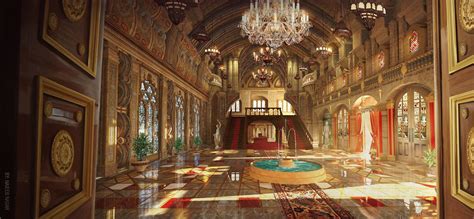 palace, Najeeb Najjar | Fantasy castle, Fantasy art landscapes, Sacred ...