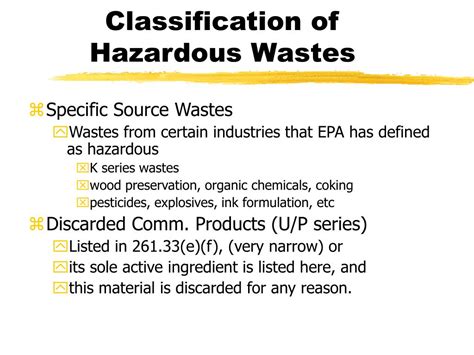 PPT - How To Recognize a Hazardous Waste Even If Its Wearing Glasses ...