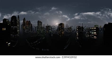 Night City Hdri Equidistant Projection Spherical Stock Illustration 1399410932 | Shutterstock