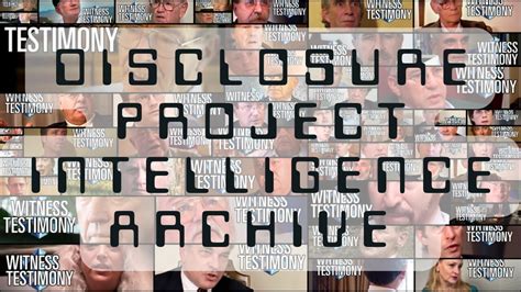 Dr. Steven Greer - Disclosure Project Intelligence Archive (2023)