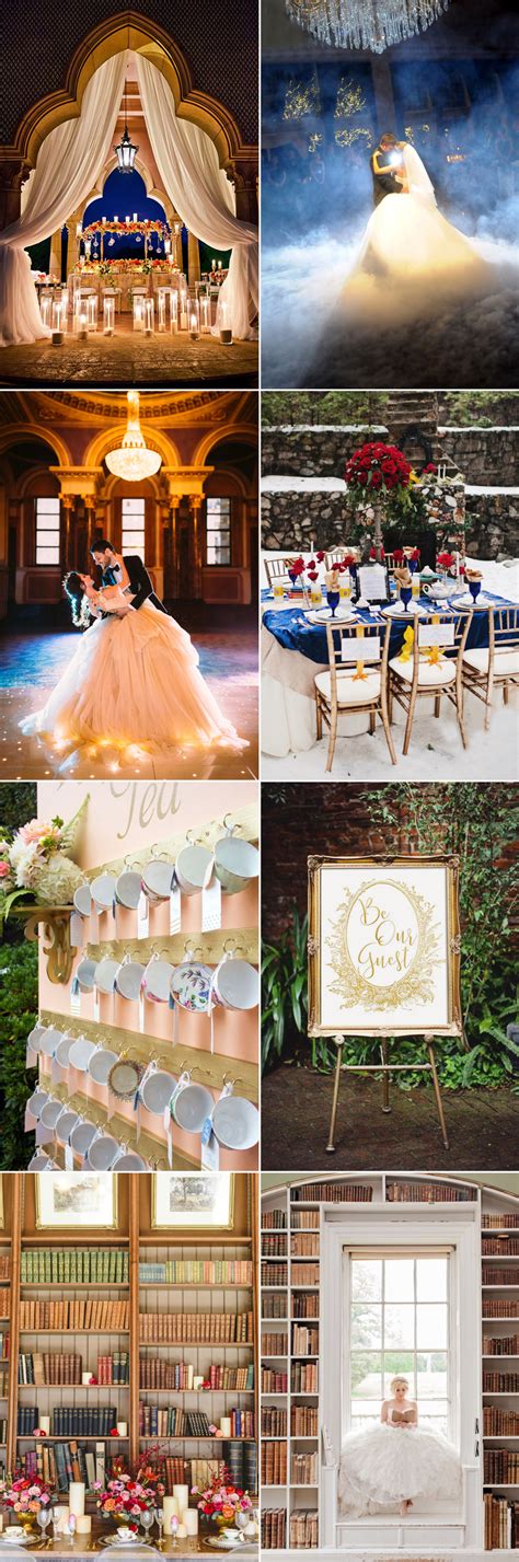 34 Magical Ideas For a Beauty and the Beast Wedding! - Praise Wedding