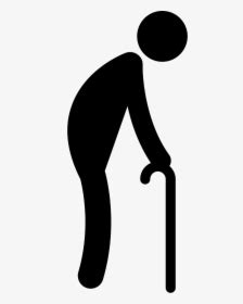 Old Man Walking - Old Man Icon Svg, HD Png Download , Transparent Png Image - PNGitem