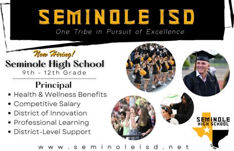 Seminole ISD is seeking a high school principal to serve our 9th -12th ...