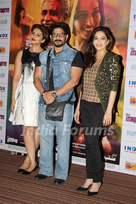 The cast at the First look of 'Dedh Ishqiya' Media