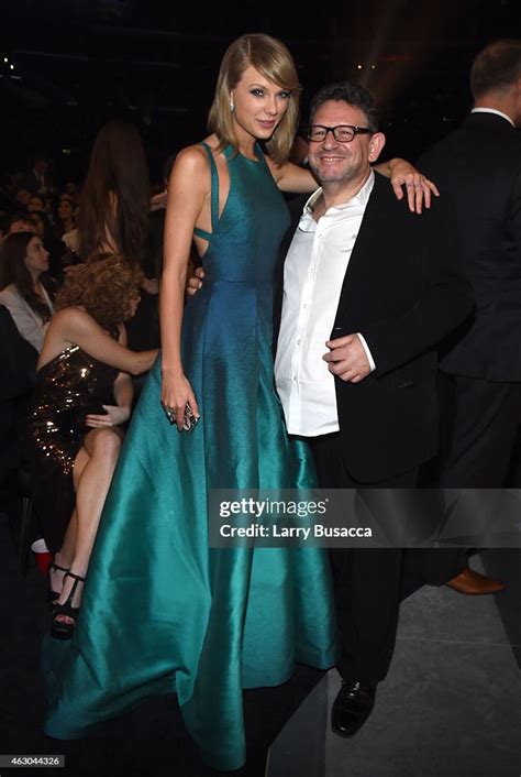 Recording artist Taylor Swift and UMG Worldwide CEO Lucian Grainge ...