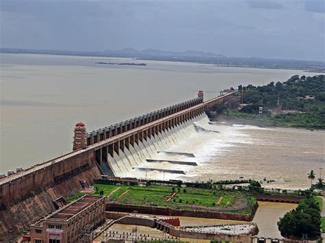 1920x1080px | free download | HD wallpaper: dam, tungabhadra, river ...