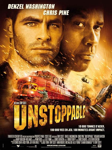 Unstoppable | Hollywood poster, Sparks movies, Denzel washington