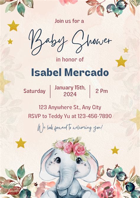 Free Printable Baby Shower Invitations Templates For Boys
