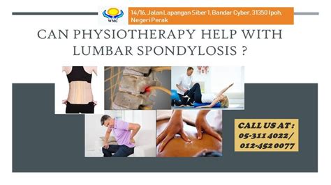 CAN PHYSIOTHERAPY HELP WITH LUMBAR SPONDYLOSIS | Physiotherapy, Intervertebral disc, Lumbar