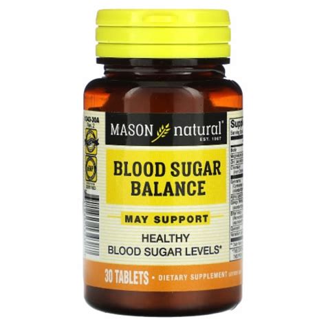 Mason Natural Blood Sugar Balance - 30 Tablets, 30 Count - Kroger