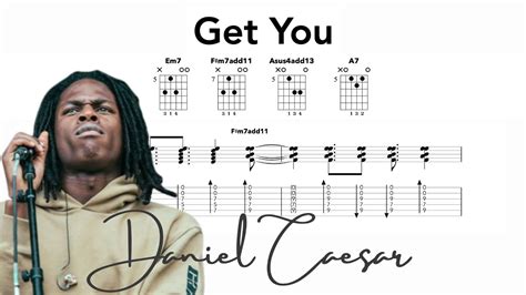 Get You (Acoustic) Guitar Chords - Daniel Caesar - YouTube