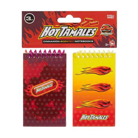 Hot Tamales Cinnamon Scented Notebooks, 3 Count