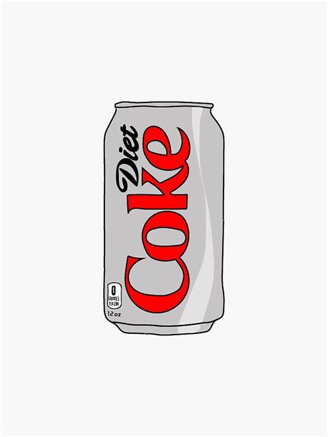 Diet Coke Can Drawing