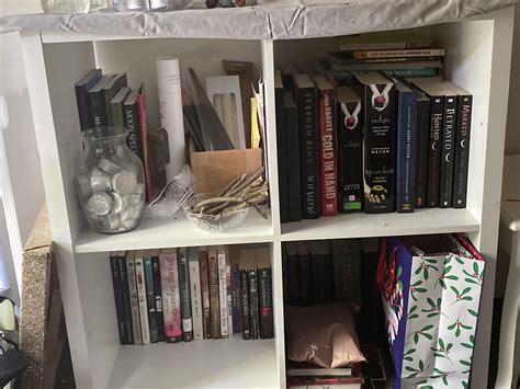 Here’s my small books shelf that has no room for any other books 🤧 : r/bookshelf