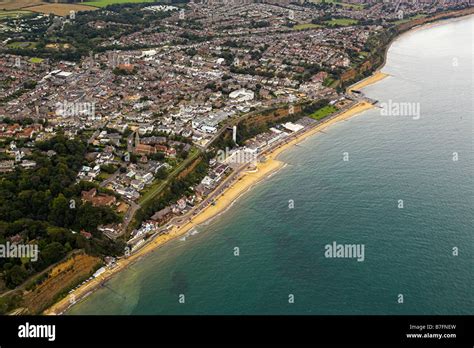 Aerial view of Shanklin, Isle of Wight Stock Photo: 21859121 - Alamy