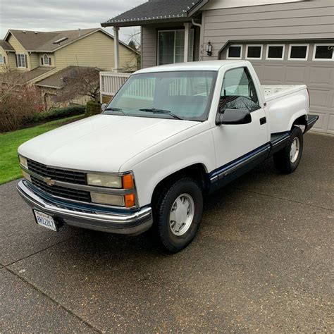 1991 CHEVROLET SILVERADO SHORT BED STEPSIDE V8 OBS Chevy Truck C/K 1500 134k 5.7 for sale ...