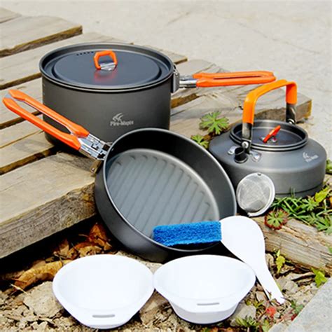 Feast 2 Fire Maple 3in1 Outdoor Cooking Cookware Camping Picnic Pot Sets For 2 3 Persons 686g ...