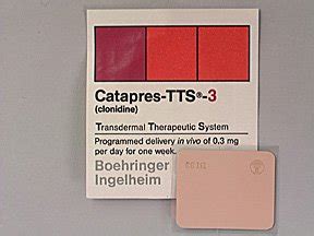 Catapres-Tts-3 0.3mg/24hr Patches 4 By Boehringer Ingelheim.