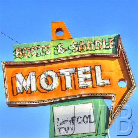 Casa Grande, AZ - Boots & Saddle Motel Motel, Signage, Legends, Photo Printing, America, Boots ...