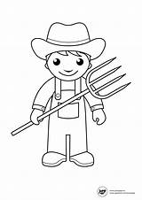 farmer  Farm coloring Pages Coloring For Boys sketch template