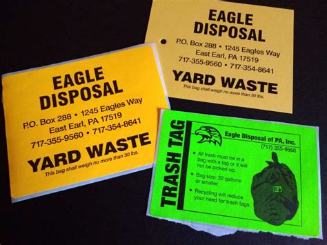 Eagle Disposal Waste Labels – Ream Printing