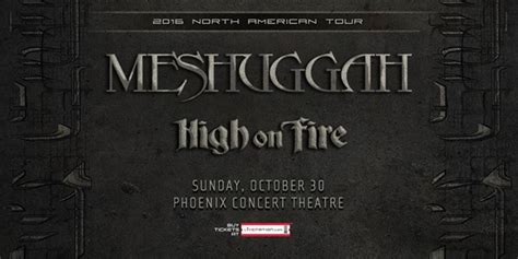 Meshuggah - North American Tour 2016