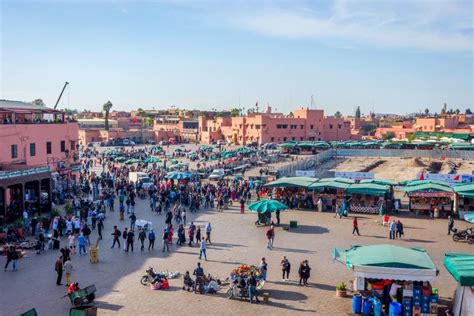 Jemaa El-Fnaa Square. Marrakech, Morocco Editorial Photo - Image of koutoubia, crowded: 48792601