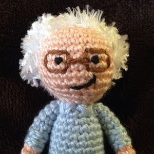 CROCHET PATTERN Bernie Sanders Crochet Doll Pattern Feel the Bern - Etsy